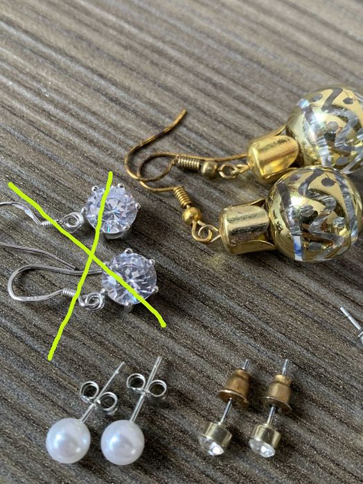 Украшение серебро кулон серьги медицинское золото финифть клевер