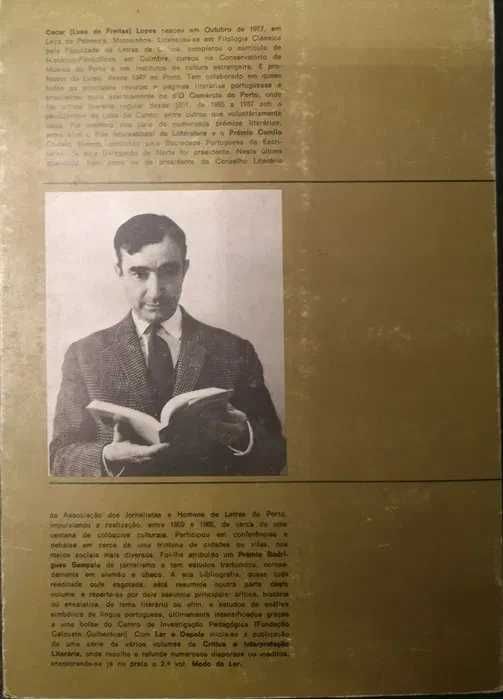 "Ler e Depois - Crítica e Interpretação Literária /1" de Óscar Lopes