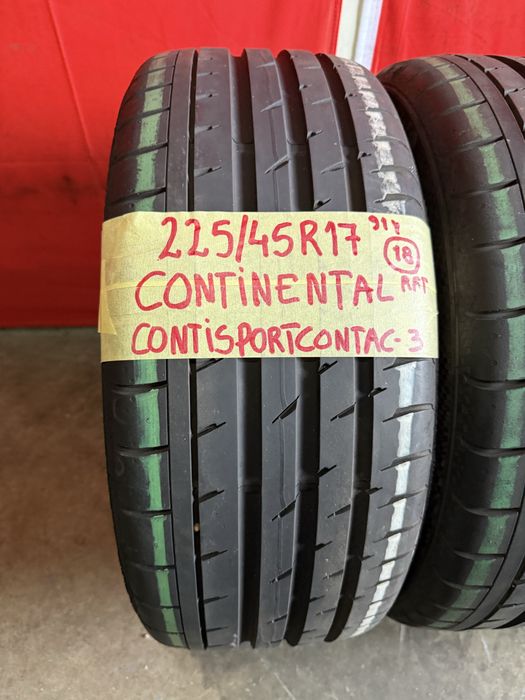 Pneus RFT 225/45/17 + 255/40/17 Continental + Bridgestone Impecaveis