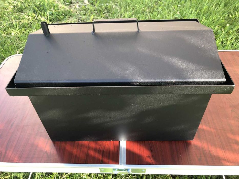 ‼️ Коптильня горячего копчения (коптилка) Черная сталь | нержавейка ‼️