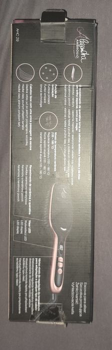 Escova alisadora de cabelo