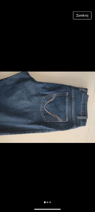 Spodnie jeansowe L 40