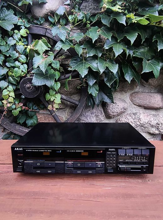 Magnetofon dwu kasetowy Deck  Akai HX-A451W  1986 rok