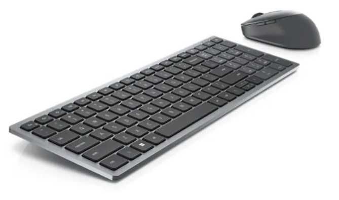 Беспроводная клавиатура с мышью Dell KM7120W (USB/BT, black)