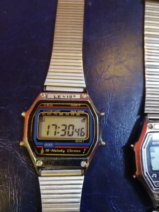 Zegarek LCD Montana kassell elektroniczny prl