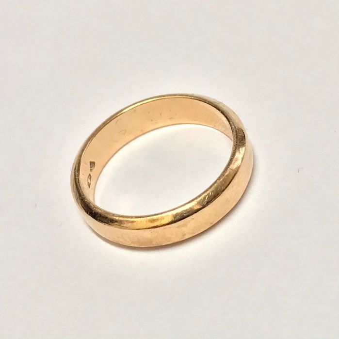 Złota OBRĄCZKA ślubna DAMSKA 14K klasyczna r. 7