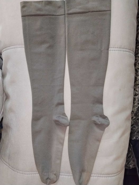 Гольфы компрессионные SIGVARIS(Швейцария),размер М, компрессия 2,серые