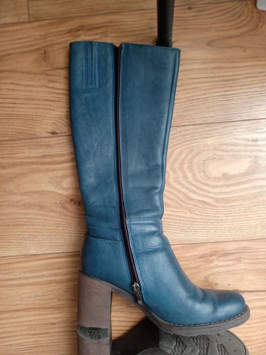 Kozaki skórzane marki Karino