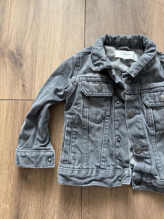 Kurteczka kurtka jeansowa szara reserved 86