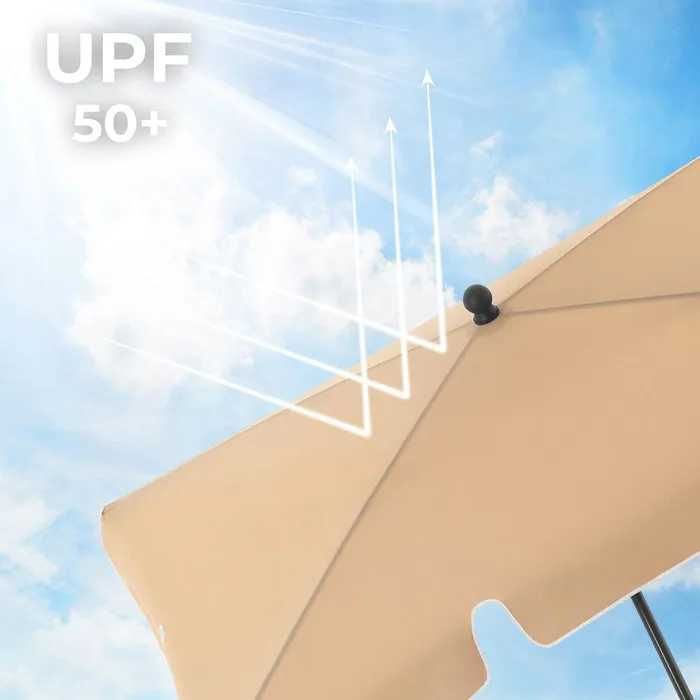 Nowy parasol / 200x125 /  uchylny / regulowany / SONGMICS / W1218!