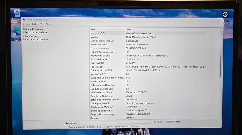 HP ProBook 440 G11 – Ultra 5 | 16GB | 512GB SSD | Garantia até 2028