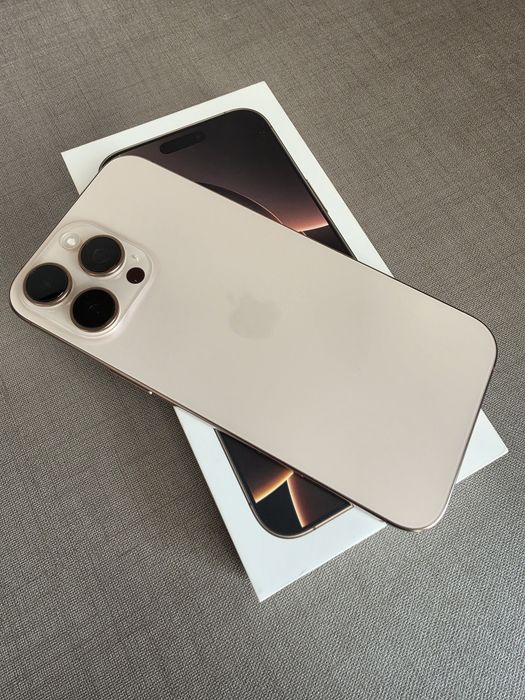 iPhone 16 Pro Max 512GB Desert Titanium, стан нового, Гарантія + Топ-комплект