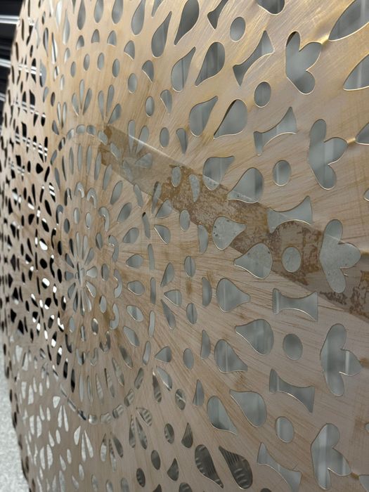 Mandala grande em ferro, para pendurar