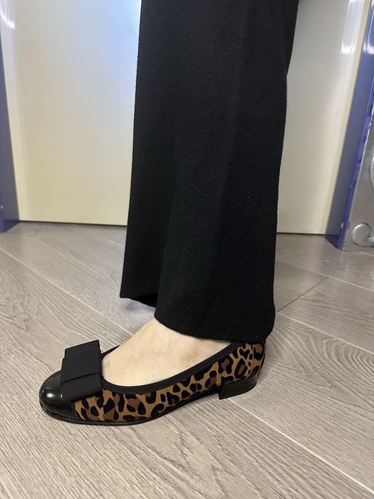 Шкіряні леопардові балетки Mannina . Італія. Розмір 35,35.5,36,36,5,41