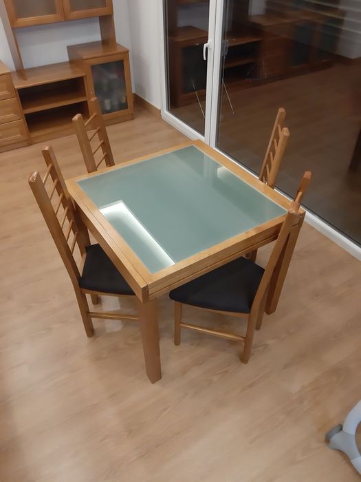 Mobilia sala em pinho mel