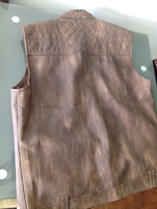 Colete Motard castanho tamanho XL
