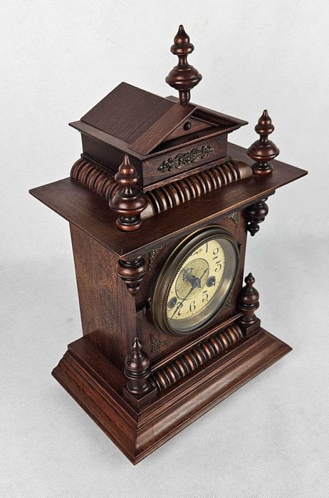 Piękny stary stylowy zegar kapliczka JUNGHANS - Antyk