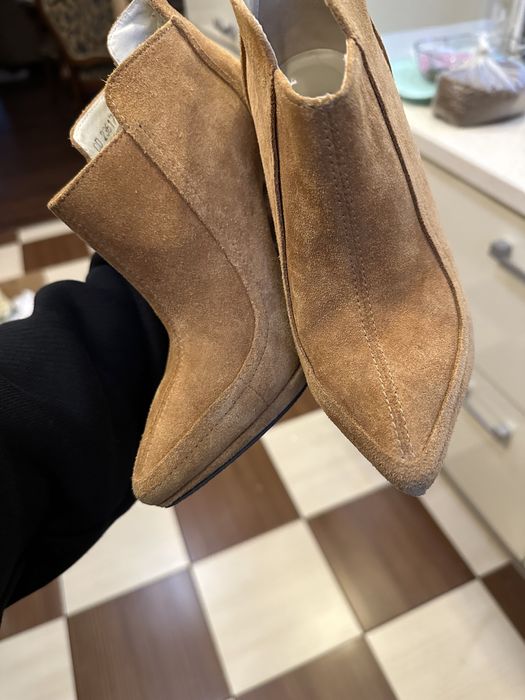 Ботильйони , ботільйони , ботинки, замша luciano carvari, туфли