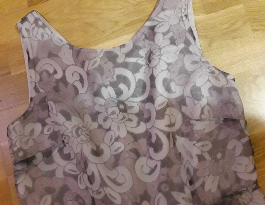 Sukienka SOLAR, roz.40, w tonacji popielu