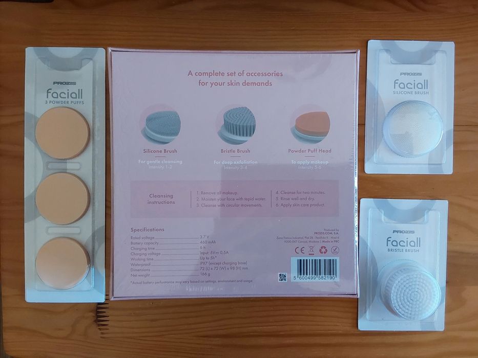 Kit aparelho de limpeza facial Prozis