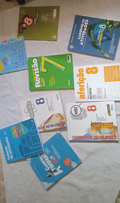 Cadernos de atividade do 8° ano