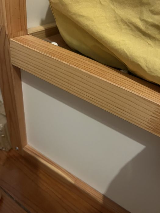 Cama solteiro Kura 90x200 - 2 formatos possiveis