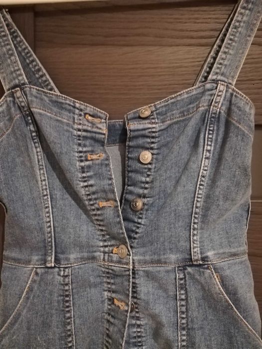 Sukienka jeansowa h&m