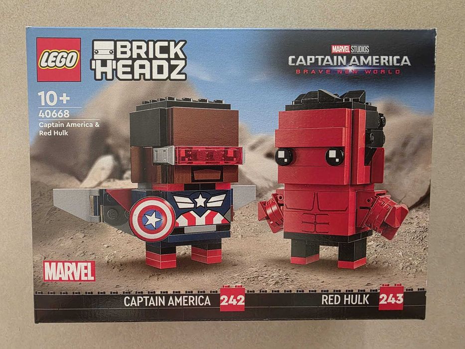 Lego 40668 Captain America & Red Hulk - Novo, Selado e Descontiuado