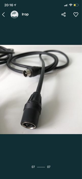 Кабель, шнуры антена