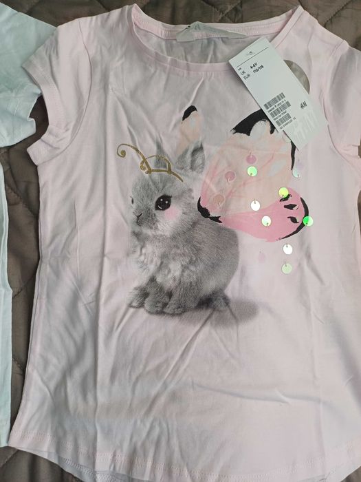 Нові футболки h&m, zara на 4-6, 6-7 років