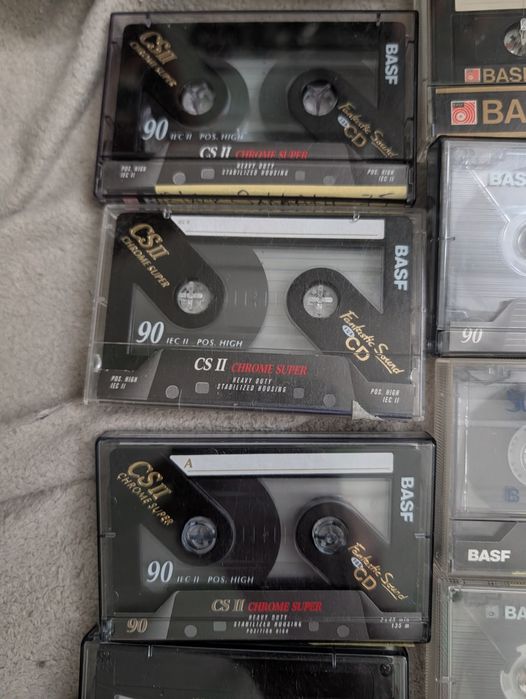 Basf chrome super cs 2 . Basf chrome extra . Аудіокасети