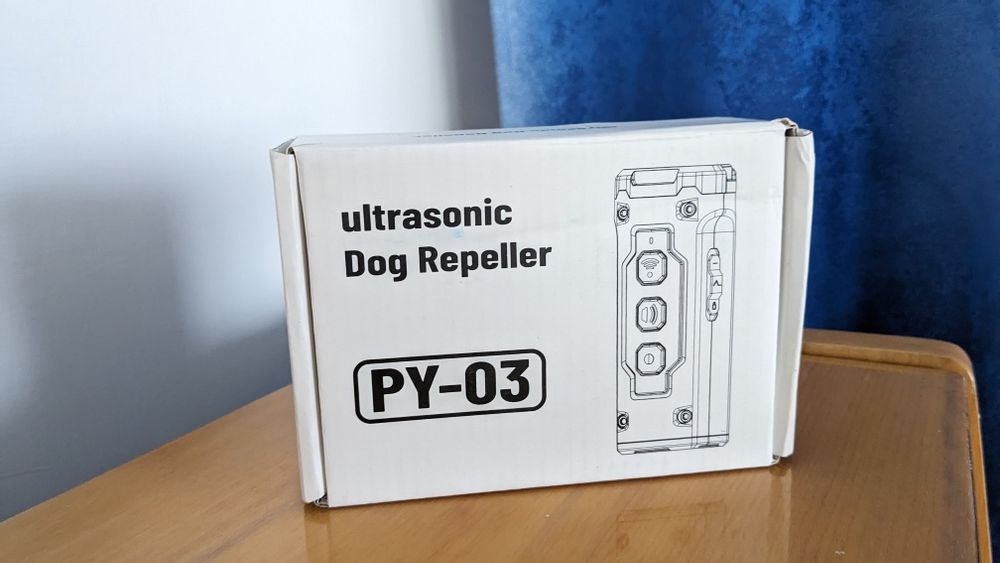 Ультразвуковий відлякувач собак, фонарик  акумуляторний