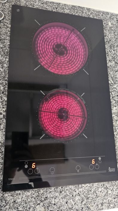 Placa vitroceramica Teka 2 bicos