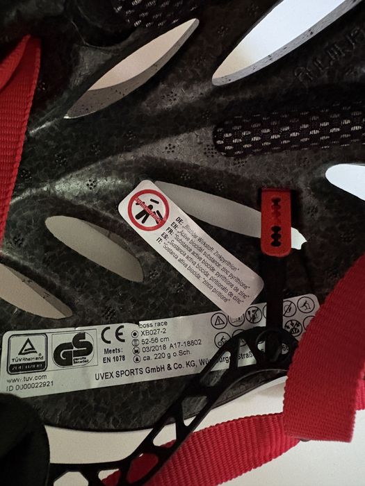 Uvex boss race, шлем р. 52-56 см, unisex