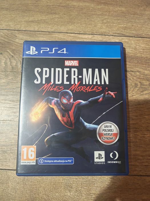 Spiderman Spider-Man Miles Morales PS4 PlayStation 4 5 Gwarancja Polska wersja