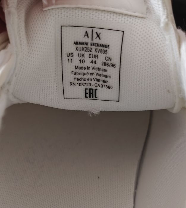 Кроссовки Armani Exchange,р44; Оригинал