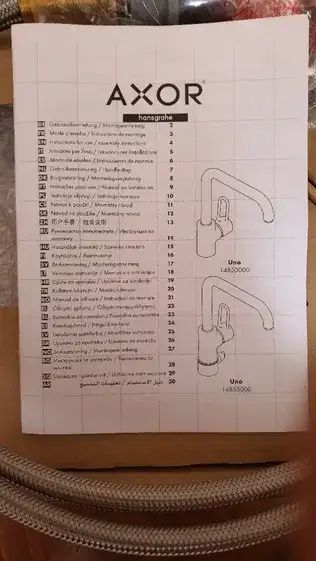 Hansgrohe Axor Uno кран на кухню
