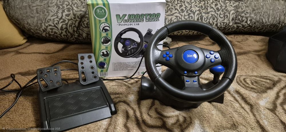 Ігровий руль ps2/ps3/Pc