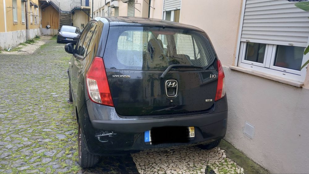 Hyundai i10 preto a GPL
