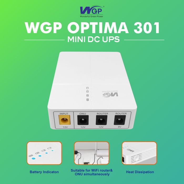 Безперебійник для роутера ДБЖ mini DC UPS