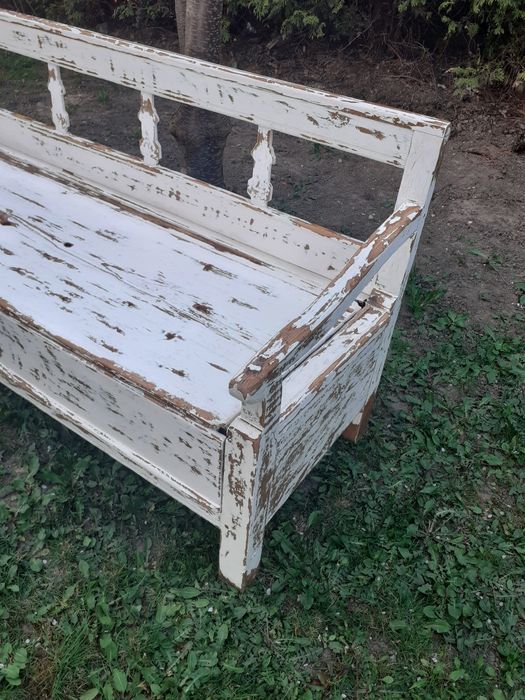 Ławka ogrodowa rustykalna