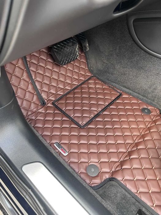 Коврики в салон EVA Ворсовые Экокожа для Audi A8 2010-2007 / 2017-2025