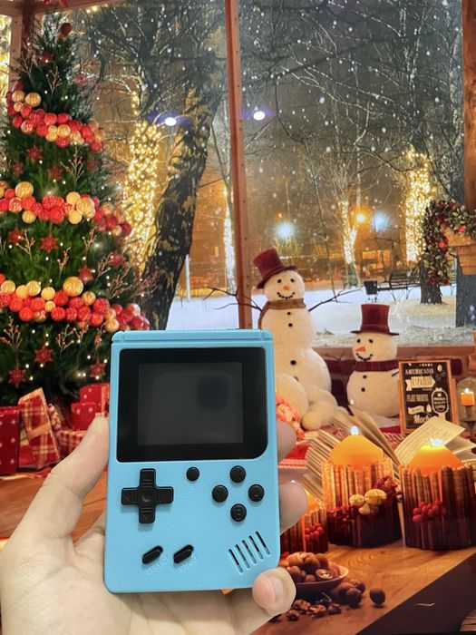 Consola Retro(Azul Bebe) 400 jogos clássicos - Game Box Retro