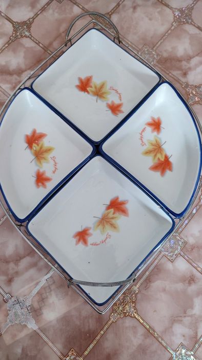 Менажница салатник керамическая