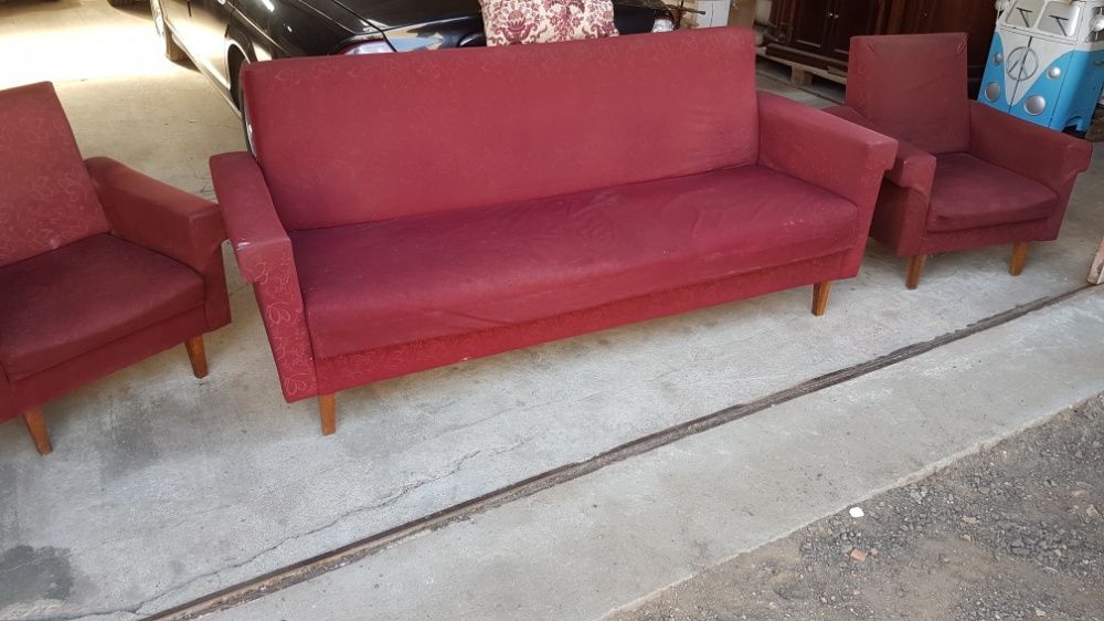 Conjunto de sofas vintage