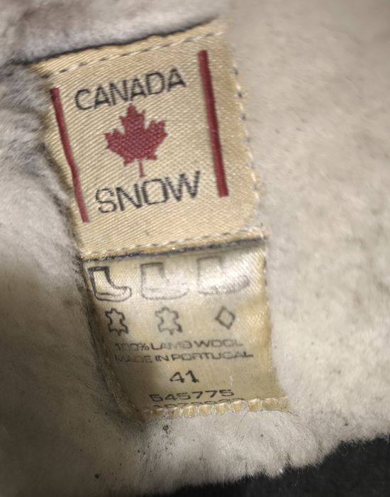 Canada Snow Damskie Skórzane Ocieplane Buty Zimowe rozmiar 41