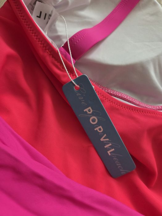 Strój kąpielowy jednoczęściowy neonowy XL