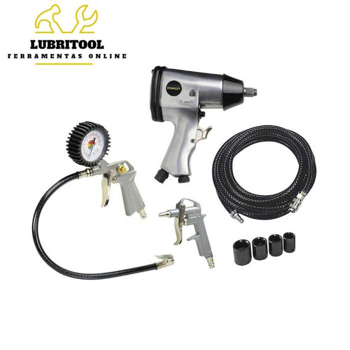 STANLEY Chave Impacto Kit 8 Peças Ar Comprimido 904.5769STN | NOVOS