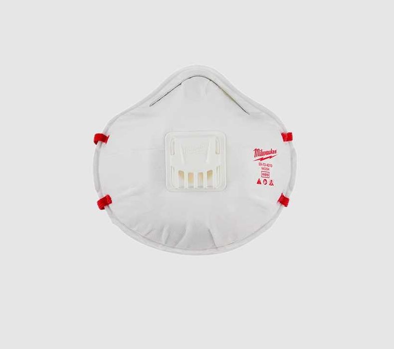 Maska przeciwpyłowa Milwaukee N95 z zaworem – 10 szt.