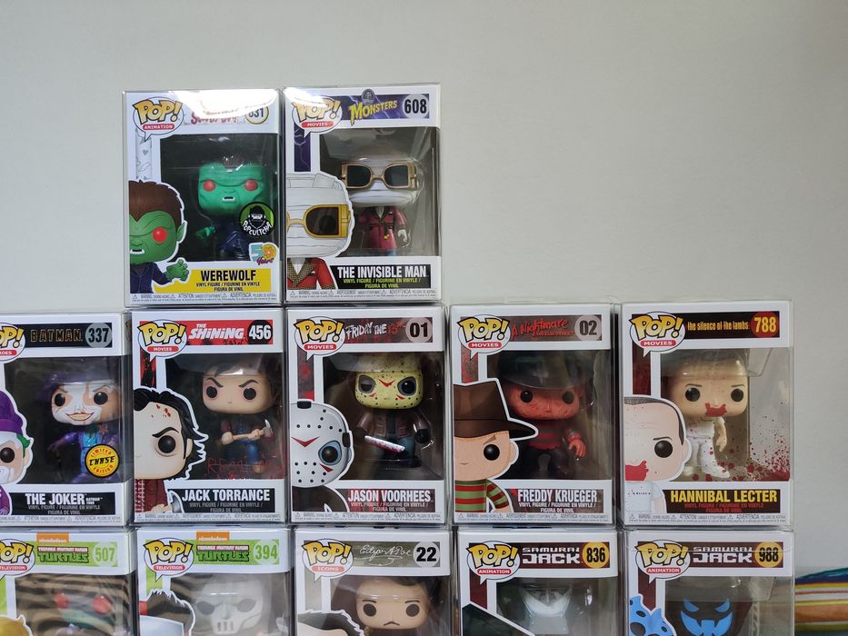 Funko Pop Rick and Morty, TMNT, Terror, etc.